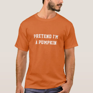 Camiseta Pumpkin Fácil de Costume