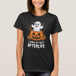 Camiseta Pumpkin fantasma após a vida