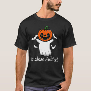 Camiseta Pumpkin Ghost Database Architect Db Halloween