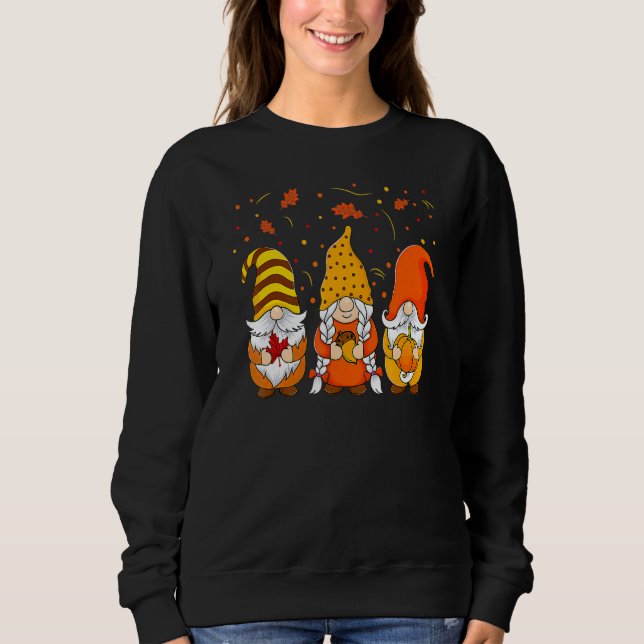 Camiseta Pumpkin Gnomes Fall Autumn Cute Halloween Thanksgi (Frente)