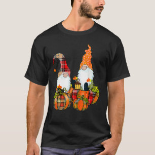 Camiseta Pumpkin Gnomos Queda do outono Cute Halloween Than