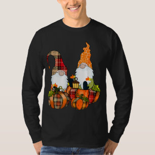 Camiseta Pumpkin Gnomos Queda do outono Cute Halloween Than
