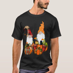 Camiseta Pumpkin Gnomos Queda do outono Cute Halloween Than