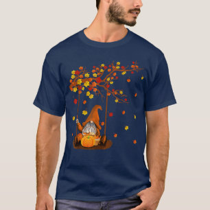 Camiseta Pumpkin Gnomos Queda do outono Cute Halloween Than