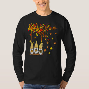 Camiseta Pumpkin Gnomos Queda do outono Cute Halloween Than
