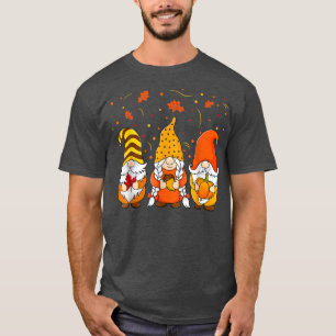 Camiseta Pumpkin Gnomos Queda do outono Cute Halloween Than