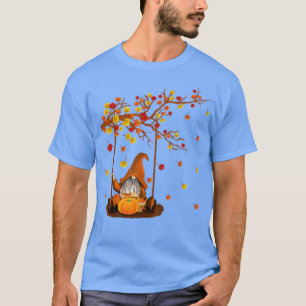 Camiseta Pumpkin Gnomos Queda do outono Cute Halloween Than