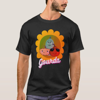 Camiseta Pumpkin & Gourd Pun Halloween Arco-Íris