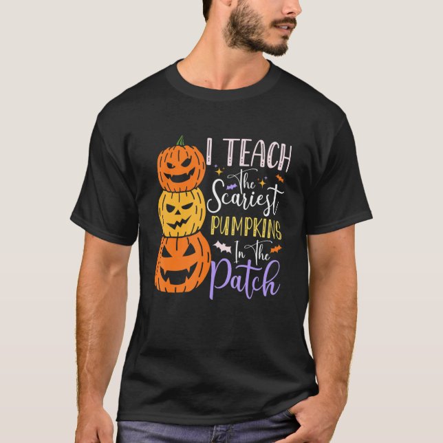 Camiseta Pumpkin Halloween Costumes For Teachers   Women (Frente)