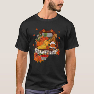 Camiseta Pumpkin Harvest Gnomos Olá Obrigados de outono