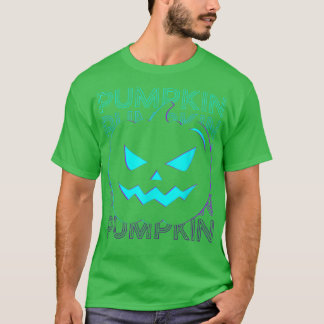 Camiseta Pumpkin Head Jack O Lantern Halloween Retro1407