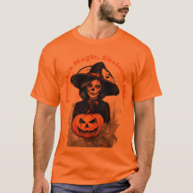 Pumpkin Magic, Skeleton Chic - Bruxa de Halloween