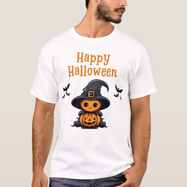 Camiseta "Pumpkin Mais Corajoso no Patch" (Frente)