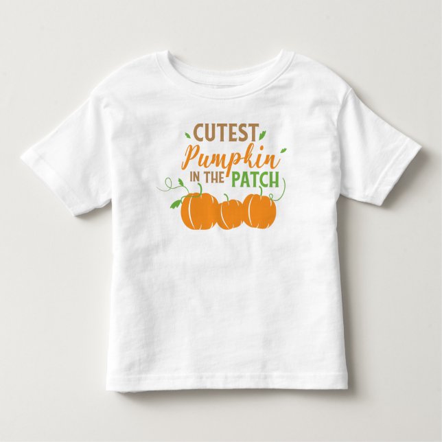 Camiseta Pumpkin Mais Cortado No Patch, Folhas, Outono, Que (Frente)