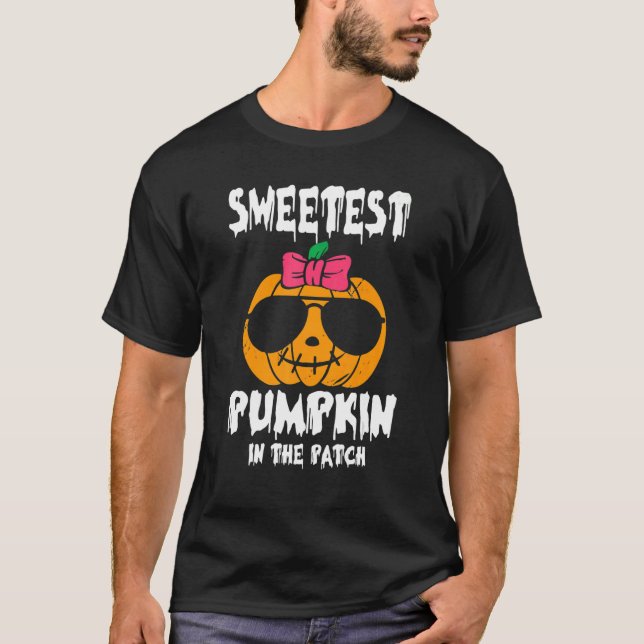 Camiseta Pumpkin Mais Doce Do Patch Do Halloween (Frente)