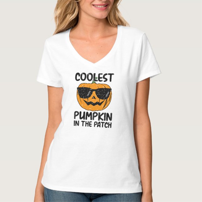 Camiseta Pumpkin mais fixe, Halloween Mulheres (Frente)