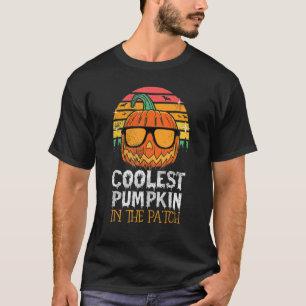 Camiseta Pumpkin Mais Fresco Do Vintage Nos Rapazes Da Patc