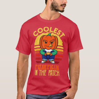 Camiseta Pumpkin Mais Fresco No Patch Vintage Pumpkin Hallo