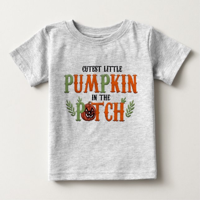Camiseta Pumpkin mais grosso no patch (Frente)