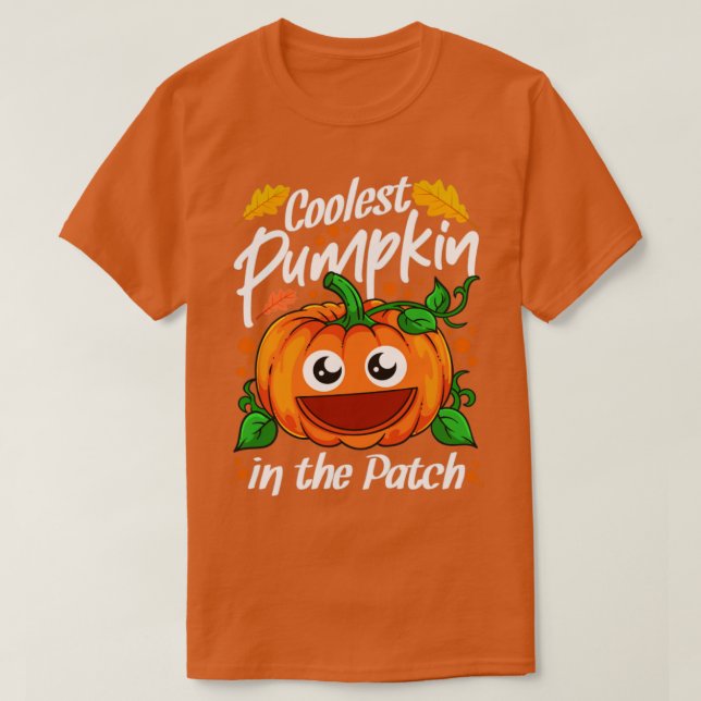 Camiseta Pumpkin Mais Legal No Patch Halloween5 (Frente do Design)