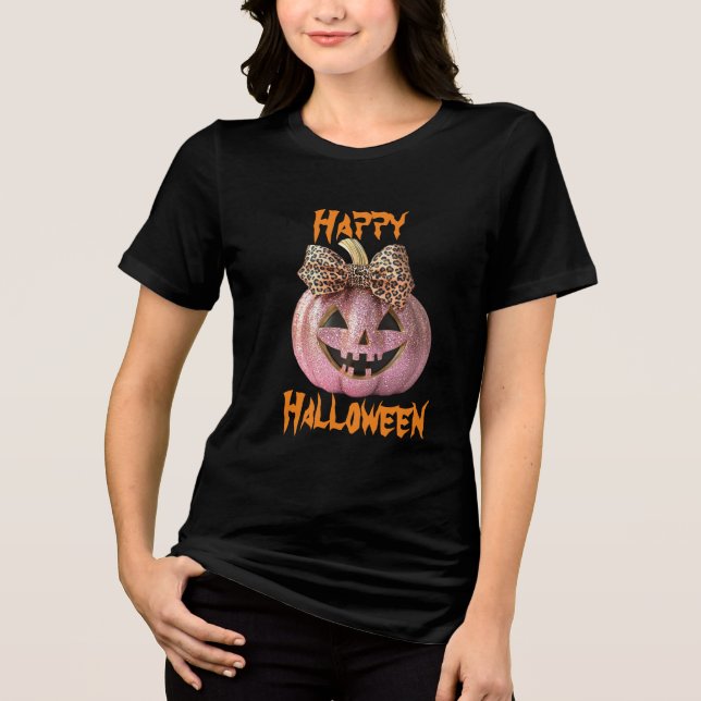 Camiseta Pumpkin Moderno do Halloween (Frente)
