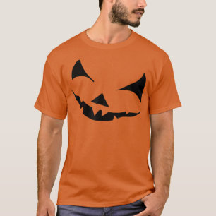 Camiseta Pumpkin Monstro Assustador JackOLanterna Rosto Hal