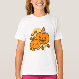 Camiseta Pumpkin Pals - Kawaii Halloween