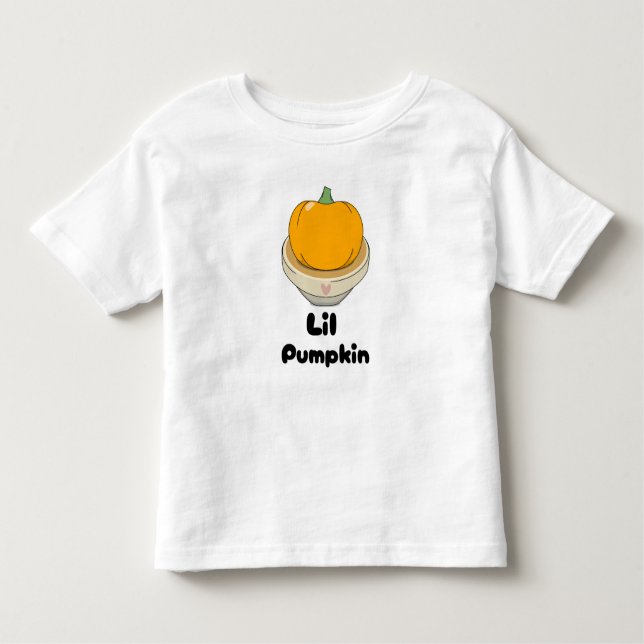 Camiseta Pumpkin Pequeno/Pumpkin Lil (Frente)