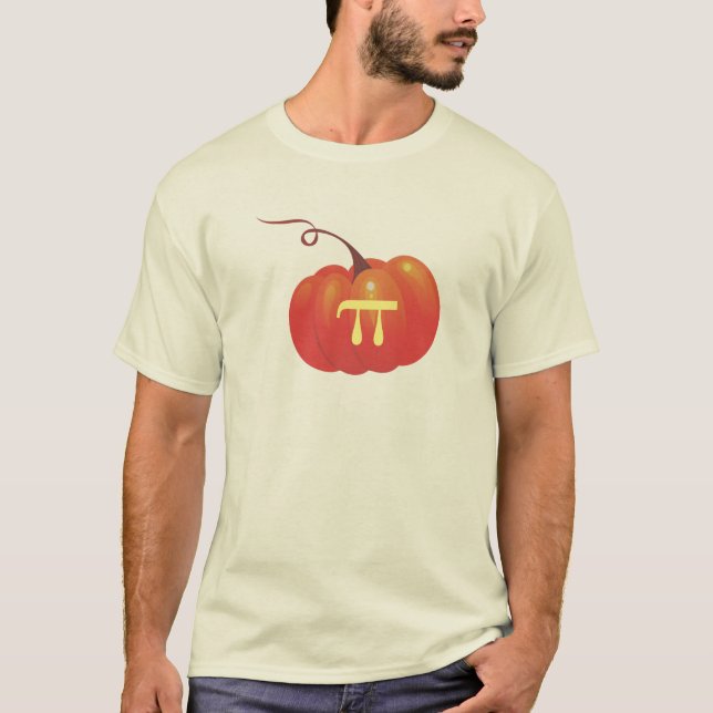 Camiseta Pumpkin Pi Math Teacher Cai no Geek de Ação de Gra (Frente)