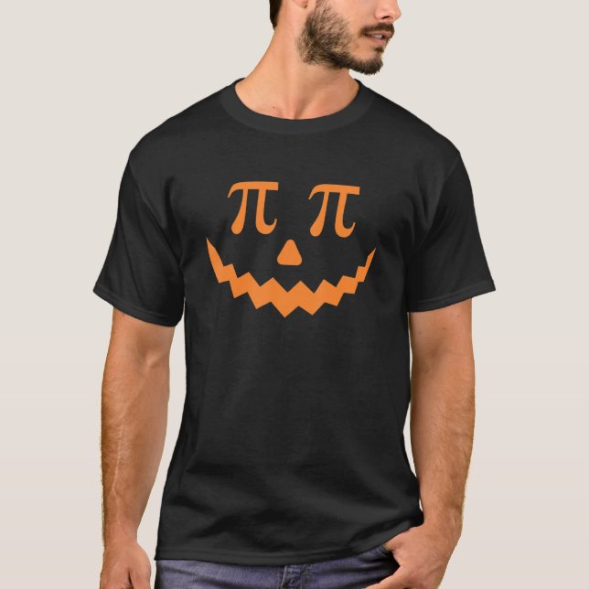 Camiseta Pumpkin Pi Pie Halloween Figurume Math Professor S (Frente)