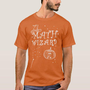 Camiseta Pumpkin Pi Pie Wizard Halloween Do Professor De Ma
