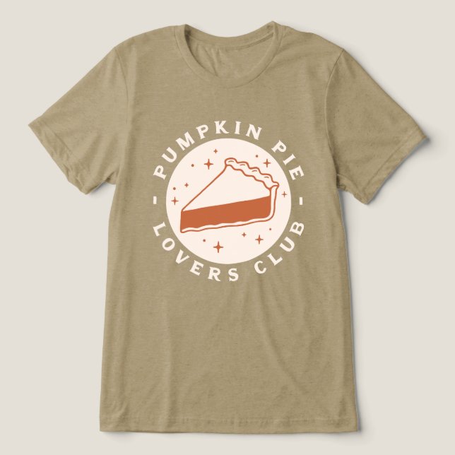 Camiseta Pumpkin Pie Lovers Club (Design frontal)