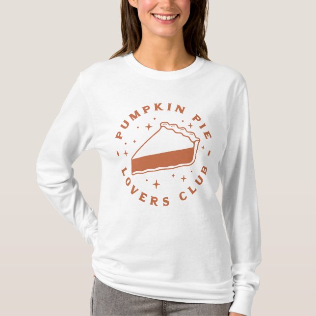 Camiseta Pumpkin Pie Lovers Club (Frente)