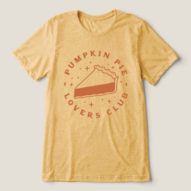 Camiseta Pumpkin Pie Lovers Club (Design frontal)
