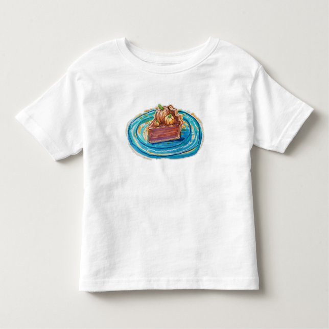Camiseta Pumpkin Pie Slice (Frente)