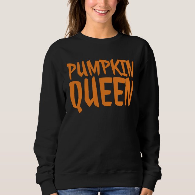 Camiseta Pumpkin Queen Cute Fall Autumn (Frente)