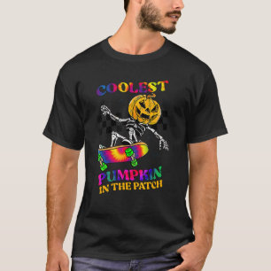 Camiseta Pumpkin Retro Coolest No Patch Skateboard B