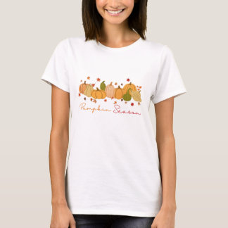 Camiseta Pumpkin Season Fall Cozy Autumn Pumpkin Path Tee
