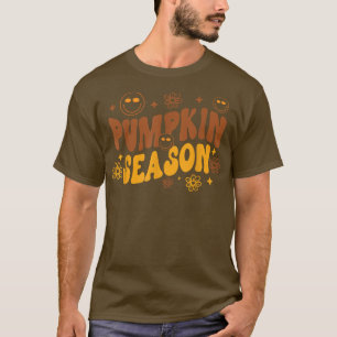 Camiseta Pumpkin Season Retro Boho Call Autumn lover