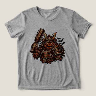 Camiseta Pumpkin Shogun — Halloween Samurai Warrior Vintage