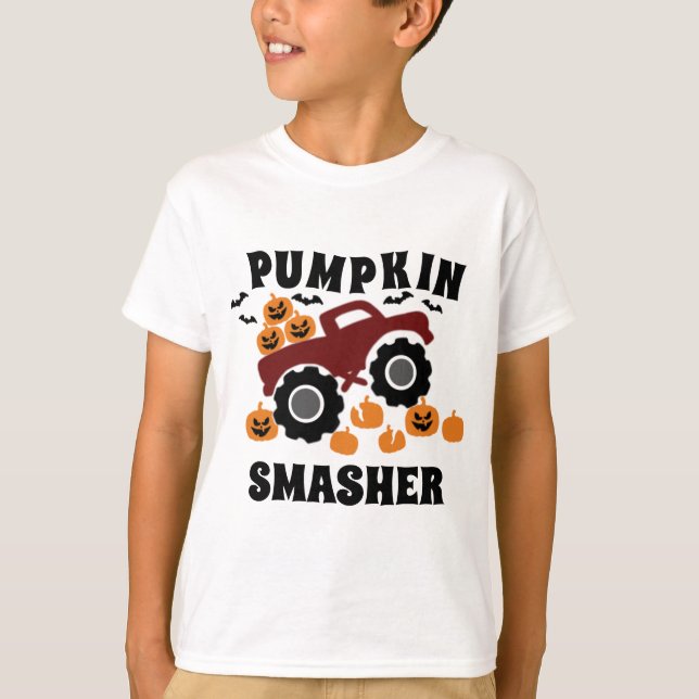 Camiseta Pumpkin Smasher Halloween (Frente)