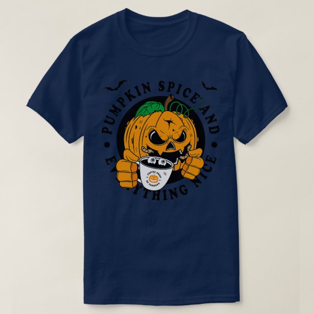 Camiseta Pumpkin Spice (Frente do Design)