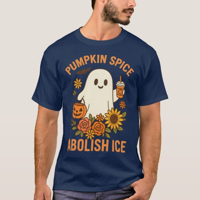 Camiseta Pumpkin Spice Abolida ICE (Frente)