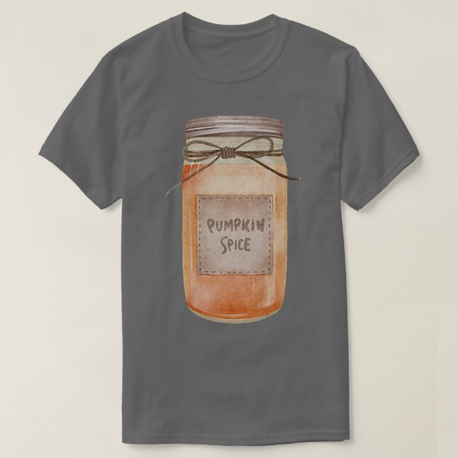 Camiseta Pumpkin Spice Amada Vestuário De Halloween Queda A (Frente do Design)