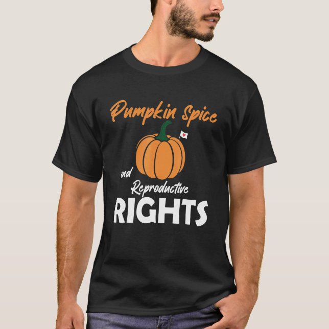 Camiseta Pumpkin Spice And Reproductive Rights Family Thank (Frente)