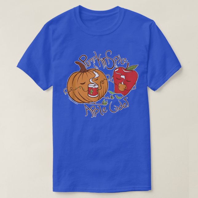 Camiseta Pumpkin Spice & Apple Cider (Frente do Design)