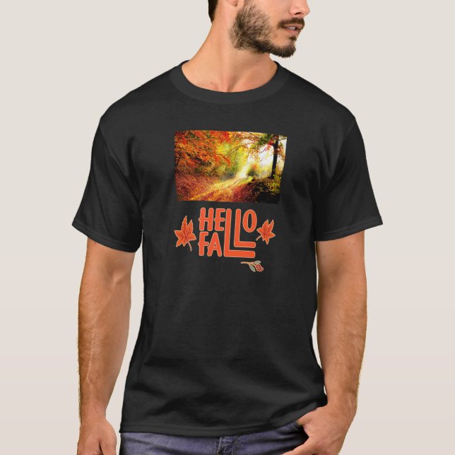Camiseta Pumpkin Spice Autumn Queda Café Gnomo Pickup Truqu (Frente)