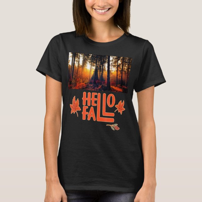 Camiseta Pumpkin Spice Autumn Queda Café Sweet (Frente)