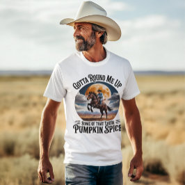 Camiseta Pumpkin Spice Cowboy Café Humor de Lover