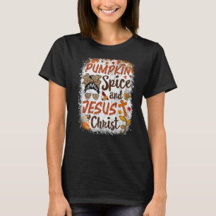 Camiseta Pumpkin Spice E Jesus Cristo Caiu Café